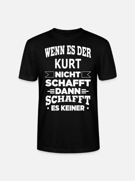 KURT - Stanley/Stella Unisex Bio-T-Shirt CRAFTER - Schwarz