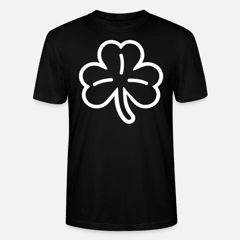 trèfle - T-shirt bio CRAFTER Stanley Stella Unisexe - noir