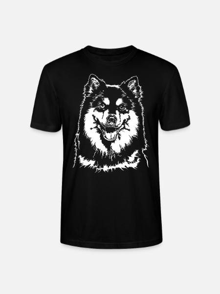 FINNISH LAPPHUND dog dogs Wilsigns - Stanley/Stella CRAFTER Unisex Organic T-Shirt - black