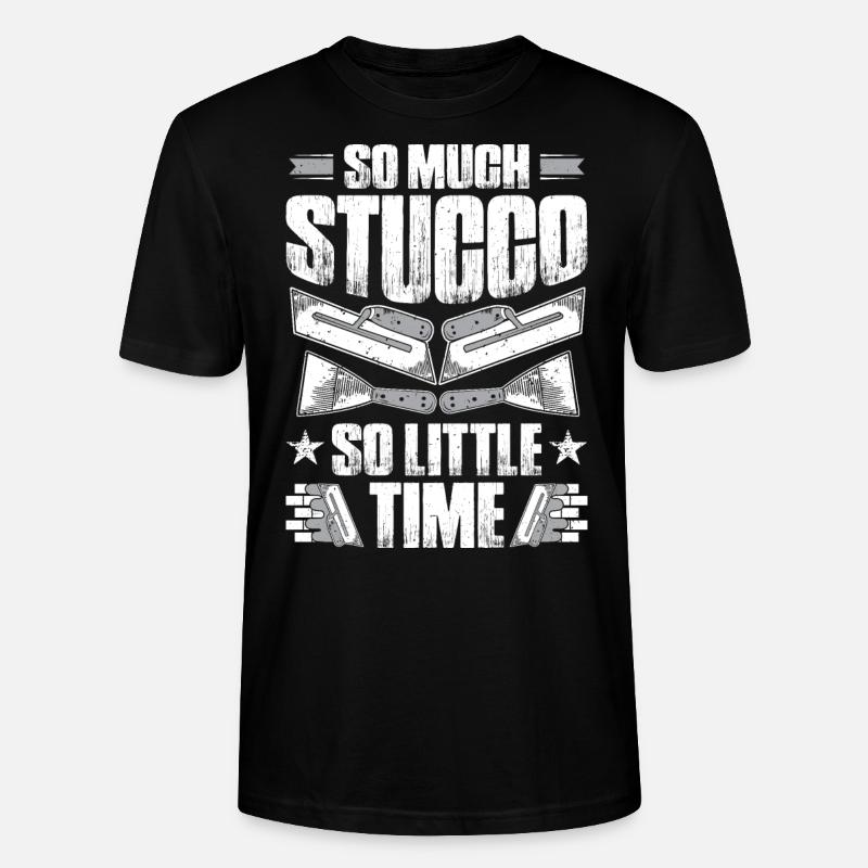 Plasterer plasterer plasterer plasterer plasterer - Stanley/Stella CRAFTER Unisex Organic T-Shirt - black