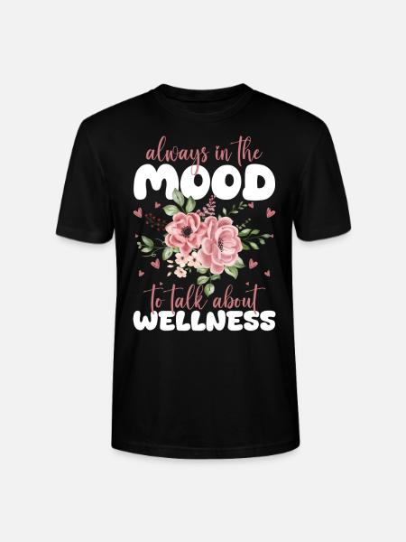 Wellness Meditation Holidays - Stanley/Stella CRAFTER Unisex Organic T-Shirt - black