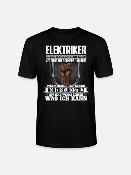 ELEKTRIKER - Faust - Stanley/Stella Unisex Bio-T-Shirt CRAFTER - Schwarz