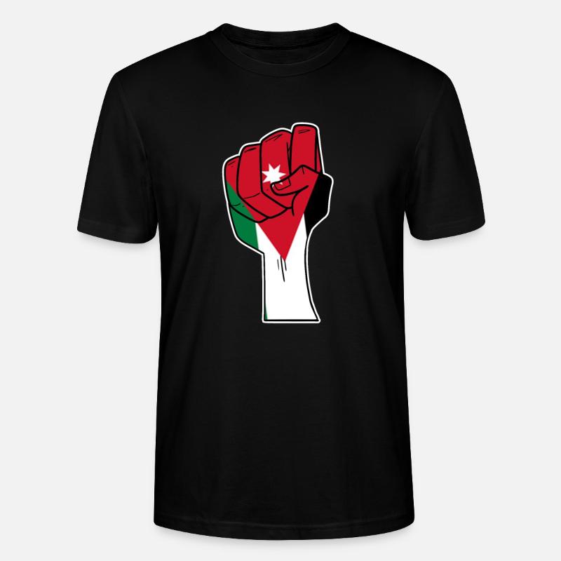 Jordanien - Stanley/Stella Unisex Bio-T-Shirt CRAFTER - Schwarz