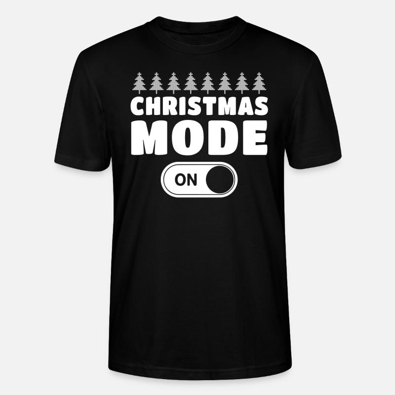 Mode Noël activé - T-shirt bio CRAFTER Stanley Stella Unisexe - noir
