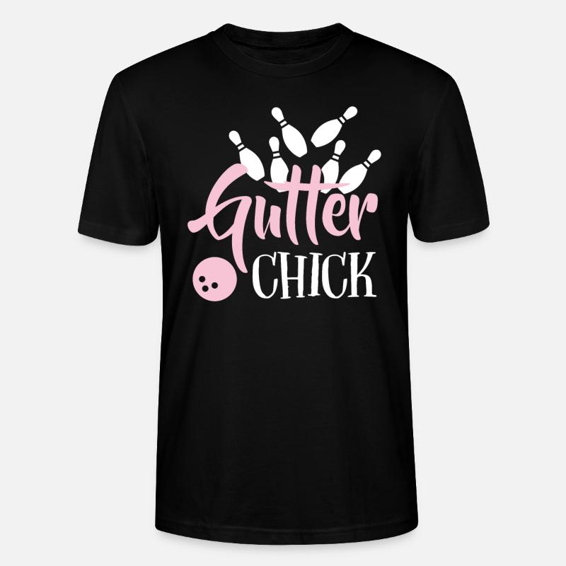 Bowling - Stanley/Stella Unisex Bio-T-Shirt CRAFTER - Schwarz
