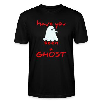 paranormaler grivoise fantôme - T-shirt bio CRAFTER Stanley Stella Unisexe - noir - Devant - Alina (178cm) & Michal (187cm)