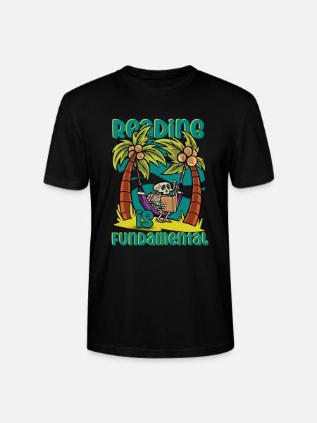 Reading Is Fundamental - Stanley/Stella Unisex Bio-T-Shirt CRAFTER - Schwarz