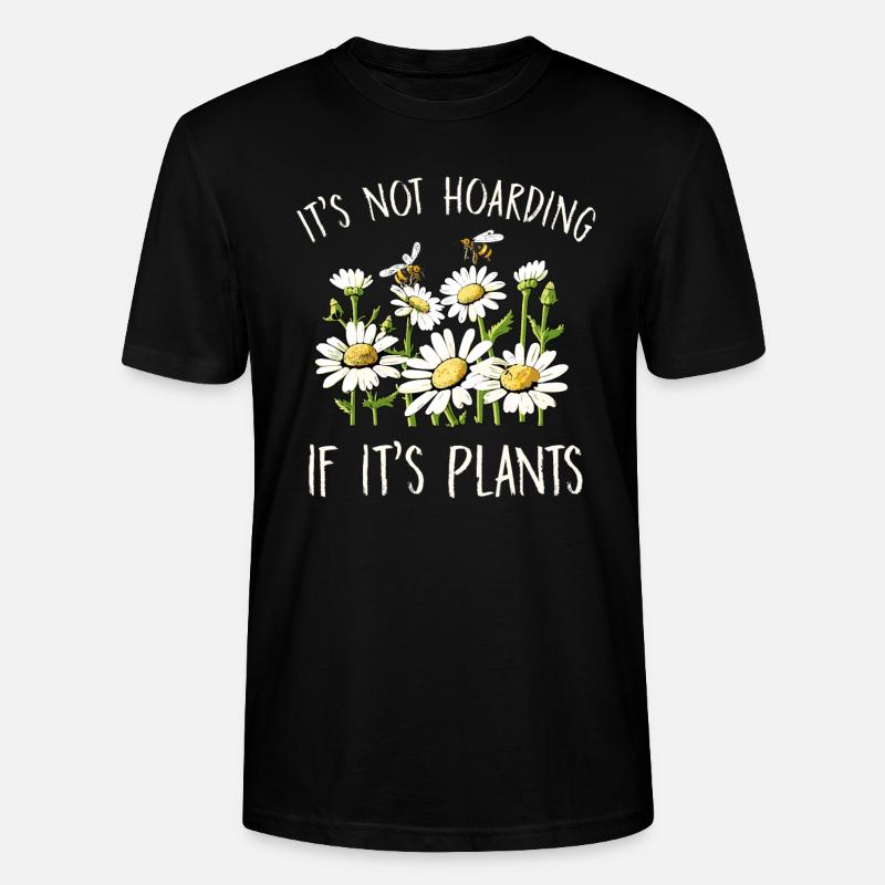 Margeriten Gänseblümchen Sommer Gänseblümchen Blumengarten - Stanley/Stella Unisex Bio-T-Shirt CRAFTER - Schwarz