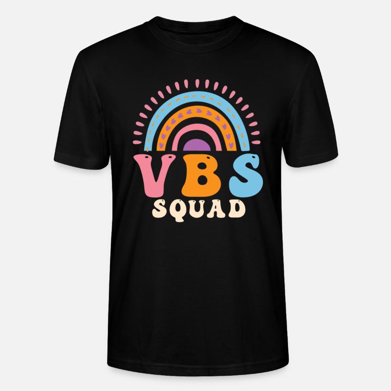 VBS Squad Bibel Shool - Stanley/Stella Unisex Bio-T-Shirt CRAFTER - Schwarz