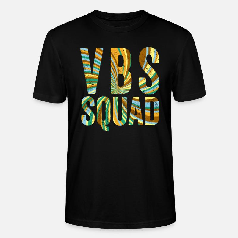 VBS Squad Bibel Shool - Stanley/Stella Unisex Bio-T-Shirt CRAFTER - Schwarz