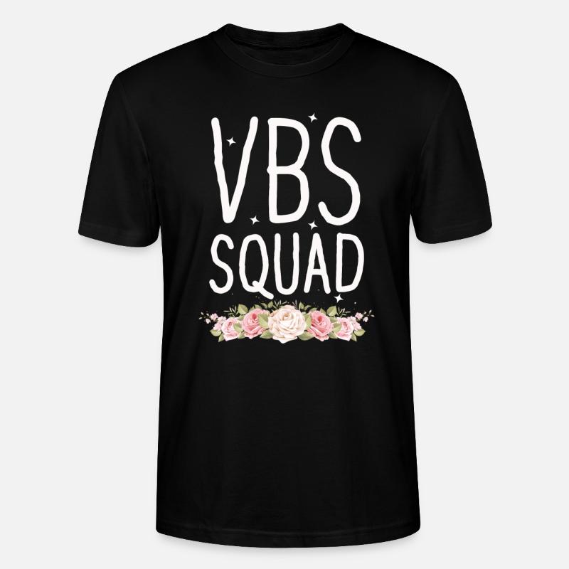 VBS Squad Bible Shool - T-shirt bio CRAFTER Stanley Stella Unisexe - noir