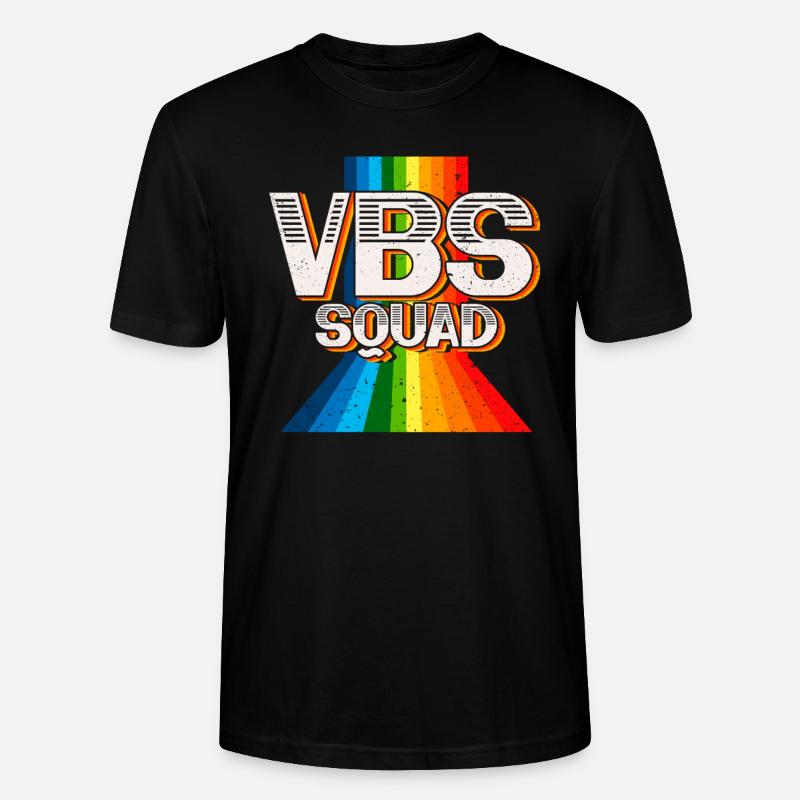 VBS Squad Bibel Shool - Stanley/Stella Unisex Bio-T-Shirt CRAFTER - Schwarz