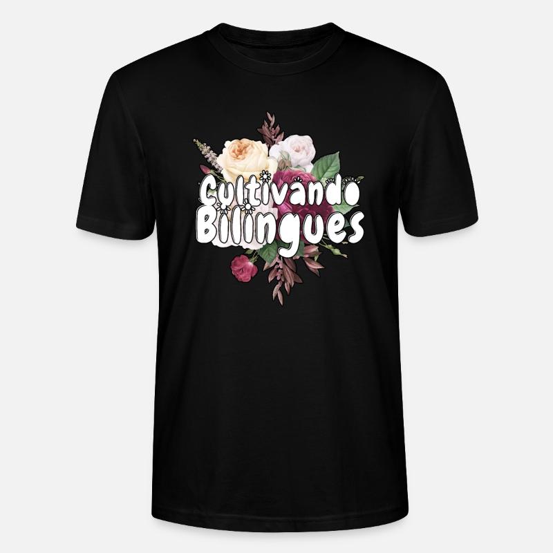 Cultivando Bilingües Spanischlehrer Bekleidung - Stanley/Stella Unisex Bio-T-Shirt CRAFTER - Schwarz