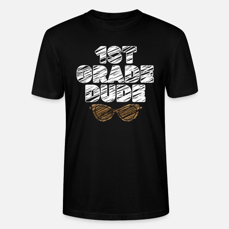 Kindergärtnerin Lustige Studentin 1. Abschluss - Stanley/Stella Unisex Bio-T-Shirt CRAFTER - Schwarz