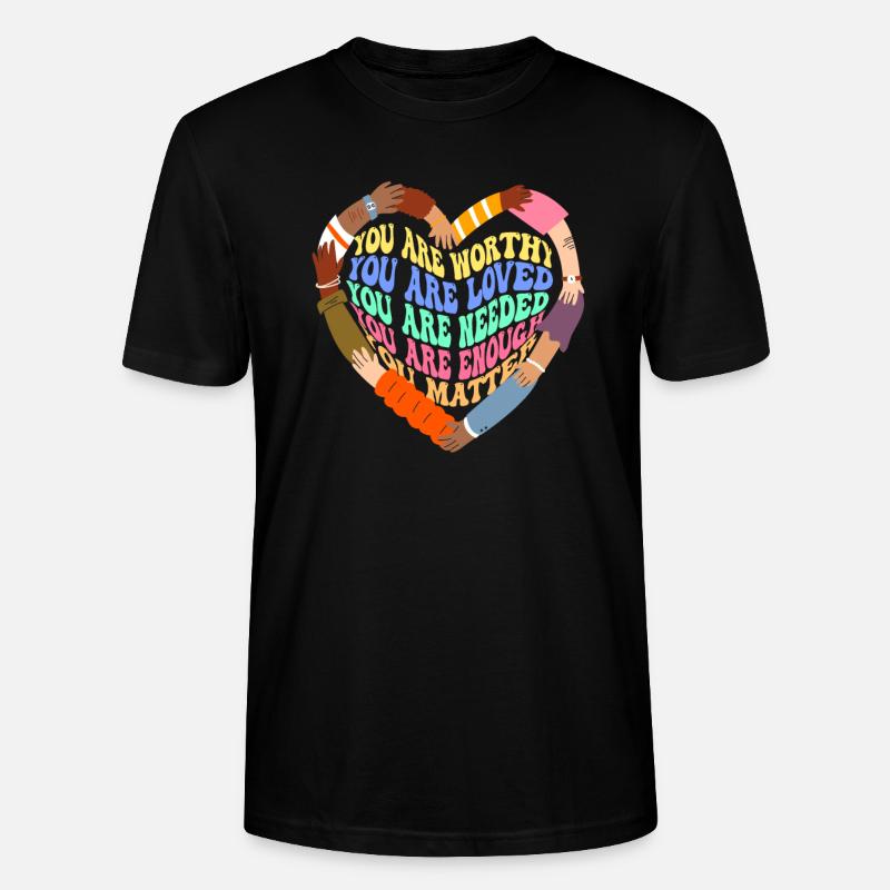 Dépression et conscience bipolaire : - T-shirt bio CRAFTER Stanley Stella Unisexe - noir