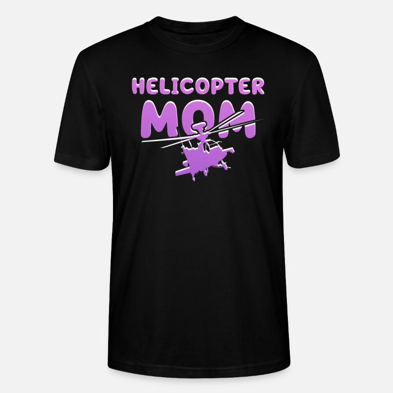 Helikopter Eltern Lustige Helikoptermutter - Stanley/Stella Unisex Bio-T-Shirt CRAFTER - Schwarz