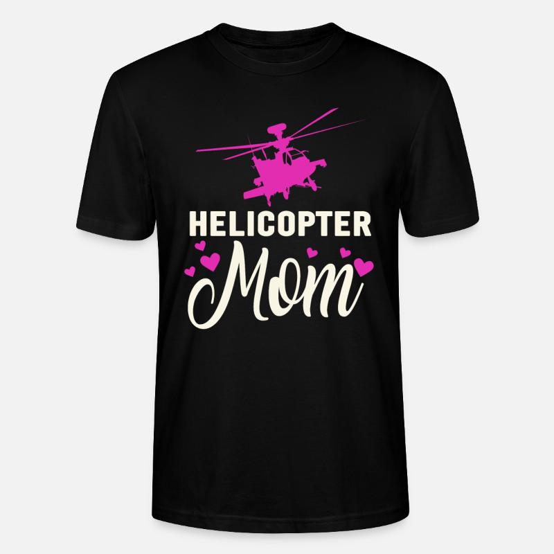 Helikopter Eltern Lustige Helikoptermutter - Stanley/Stella Unisex Bio-T-Shirt CRAFTER - Schwarz