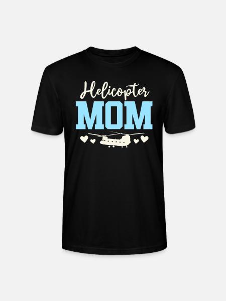Helikopter Eltern Lustige Helikoptermutter - Stanley/Stella Unisex Bio-T-Shirt CRAFTER - Schwarz