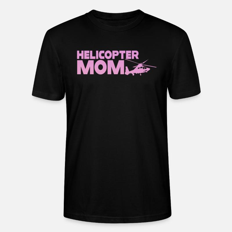 Helikopter Eltern Lustige Helikoptermutter - Stanley/Stella Unisex Bio-T-Shirt CRAFTER - Schwarz