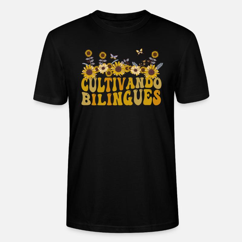 Cultivando Bilingües Professeur d’espagnol - T-shirt bio CRAFTER Stanley Stella Unisexe - noir