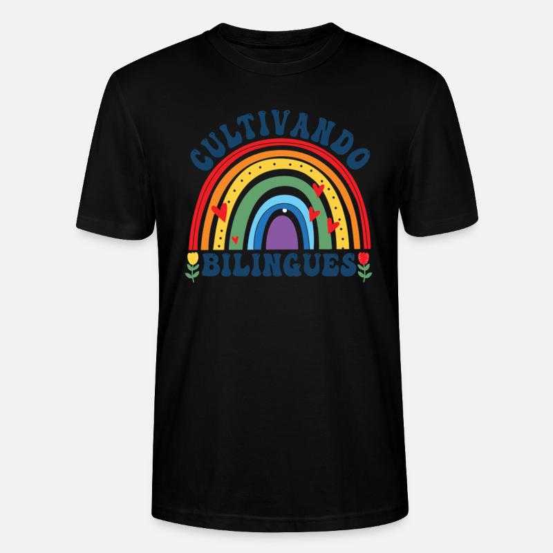 Cultivando Bilingües Spanischlehrerin - Stanley/Stella Unisex Bio-T-Shirt CRAFTER - Schwarz