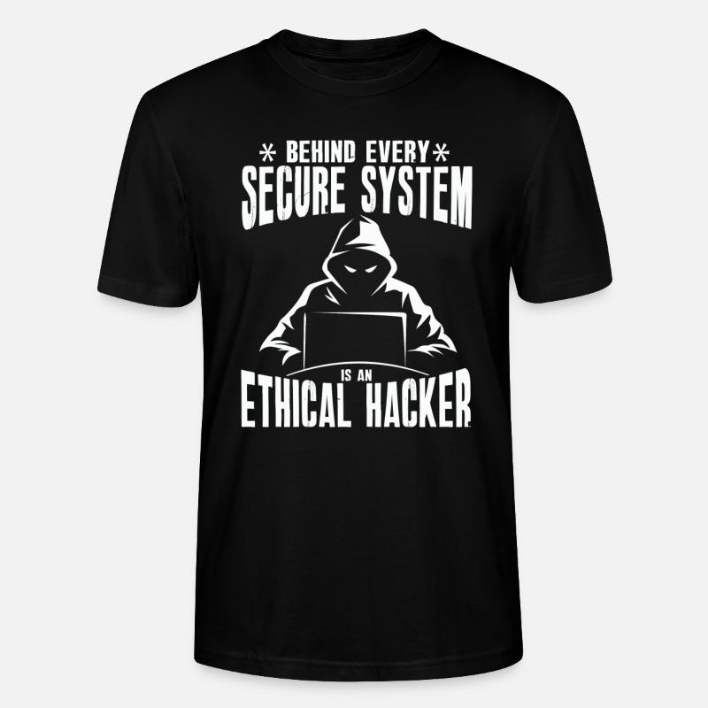 Ethical Hacker Cybersecurity Expertise - Stanley/Stella CRAFTER Unisex Organic T-Shirt - black