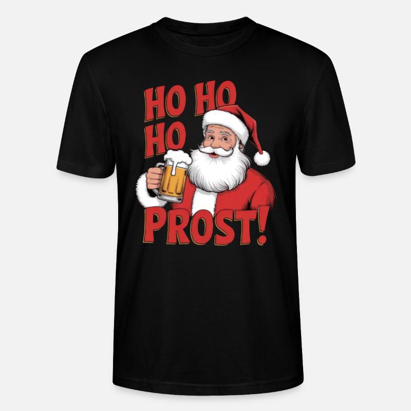 Ho Ho Ho Cheers ! - T-shirt bio CRAFTER Stanley Stella Unisexe - noir