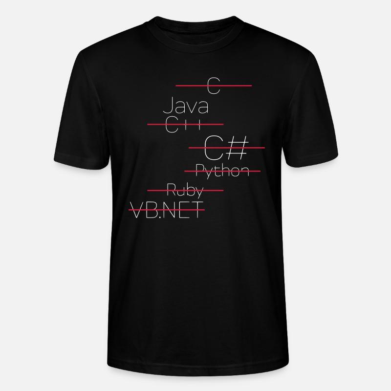 JAVA CODING / PROGRAMMIERSPRACHE - Stanley/Stella Unisex Bio-T-Shirt CRAFTER - Schwarz