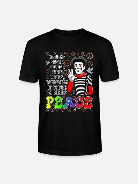 Frieden ist das Wichtigste - Stanley/Stella Unisex Bio-T-Shirt CRAFTER - Schwarz