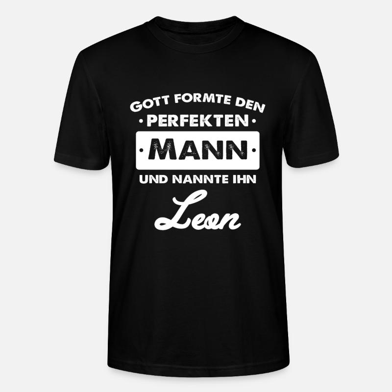 Leon - Stanley/Stella Unisex Bio-T-Shirt CRAFTER - Schwarz