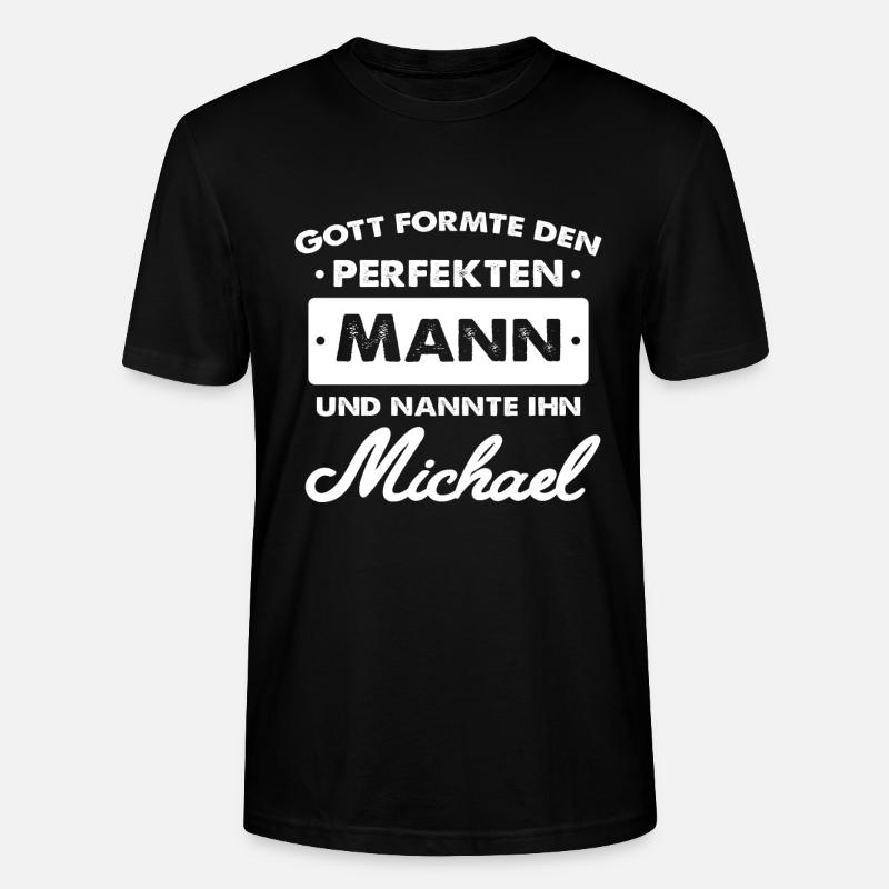 Michael - Stanley/Stella Unisex Bio-T-Shirt CRAFTER - Schwarz