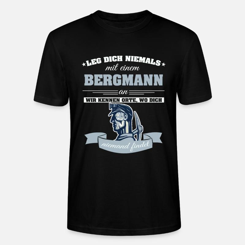Bergmann - Stanley/Stella Unisex Bio-T-Shirt CRAFTER - Schwarz