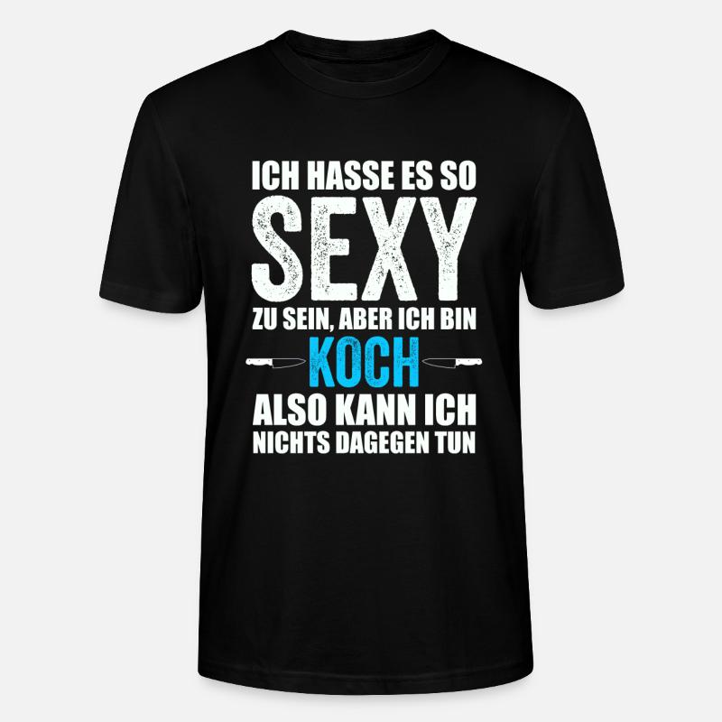 Koch kochen - Stanley/Stella Unisex Bio-T-Shirt CRAFTER - Schwarz
