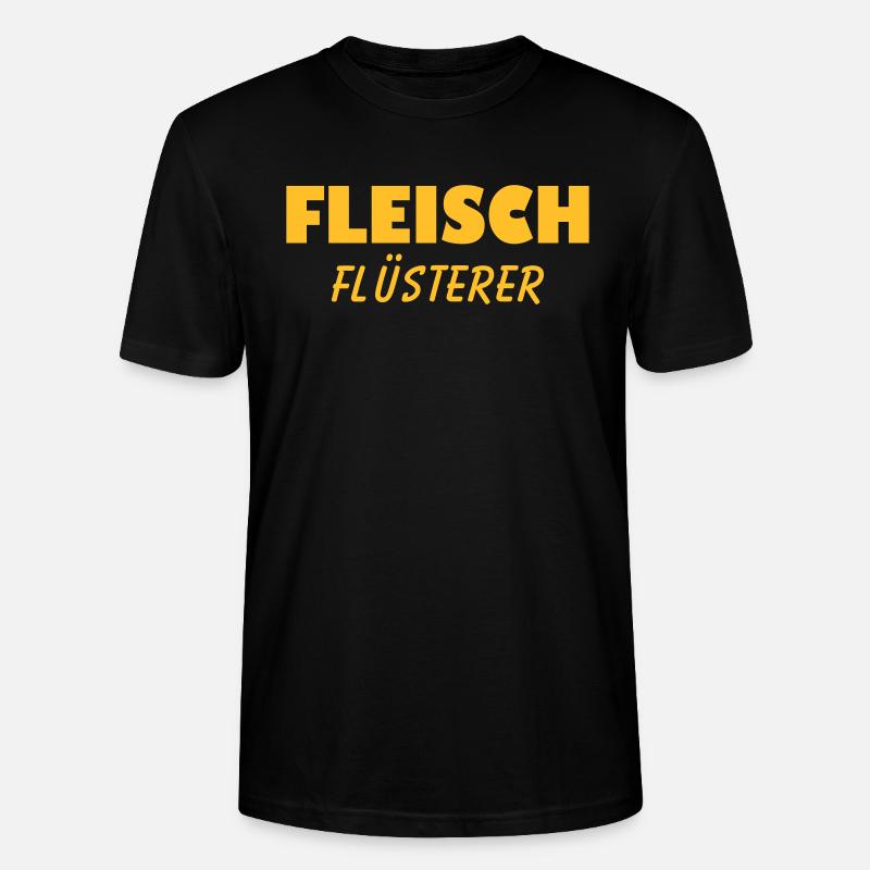 Fleisch Flüsterer - Stanley/Stella Unisex Bio-T-Shirt CRAFTER - Schwarz