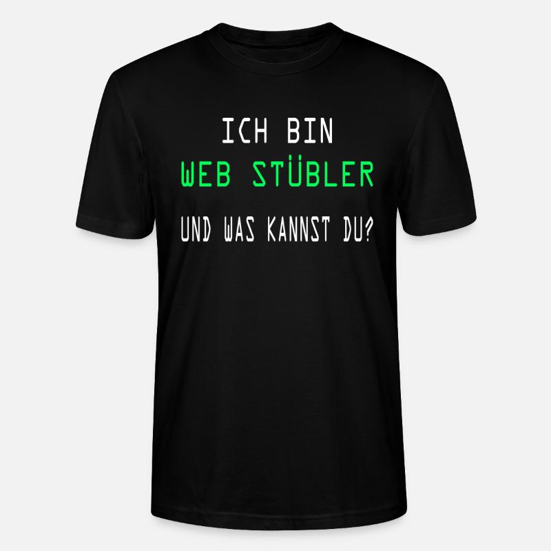 Computerarbeit Computerfreak Programmierung Coding - Stanley/Stella Unisex Bio-T-Shirt CRAFTER - Schwarz