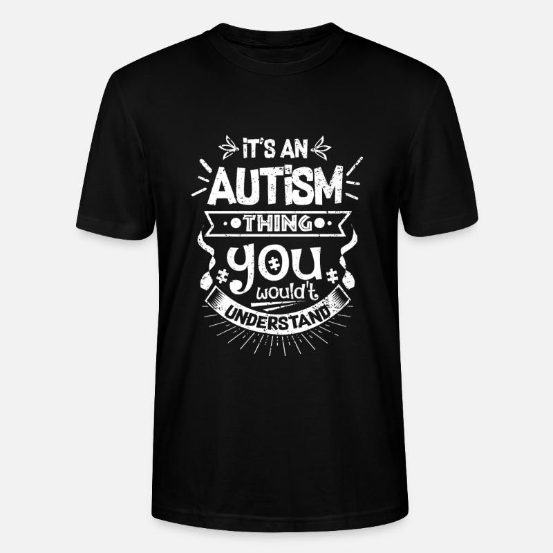 Autismus - Stanley/Stella Unisex Bio-T-Shirt CRAFTER - Schwarz