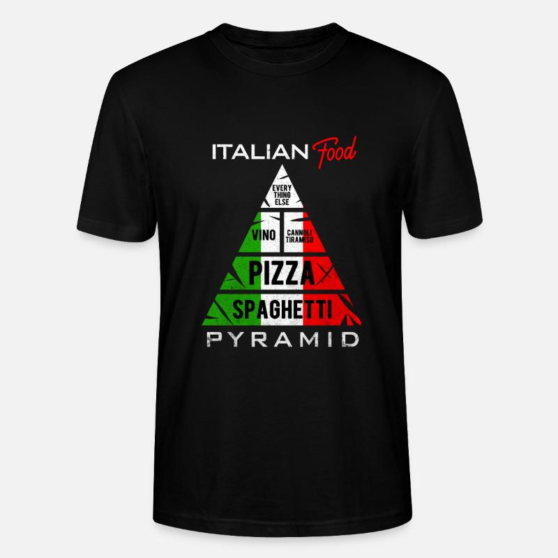 Pasta - Stanley/Stella Unisex Bio-T-Shirt CRAFTER - Schwarz