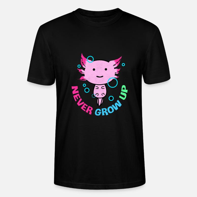 Axolotl - Stanley/Stella Unisex Bio-T-Shirt CRAFTER - Schwarz