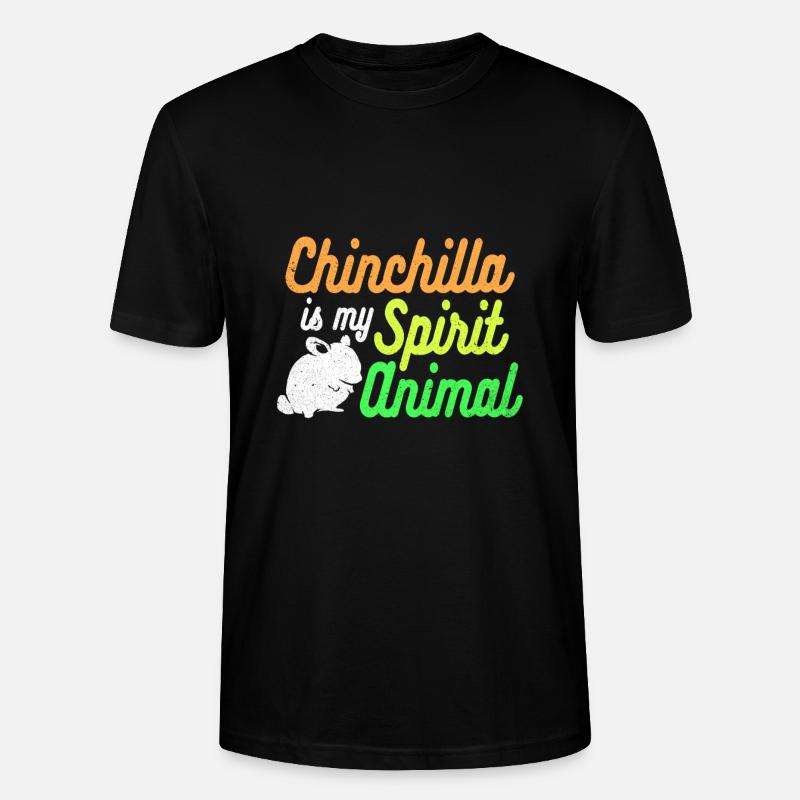 Chinchilla - Stanley/Stella Unisex Bio-T-Shirt CRAFTER - Schwarz