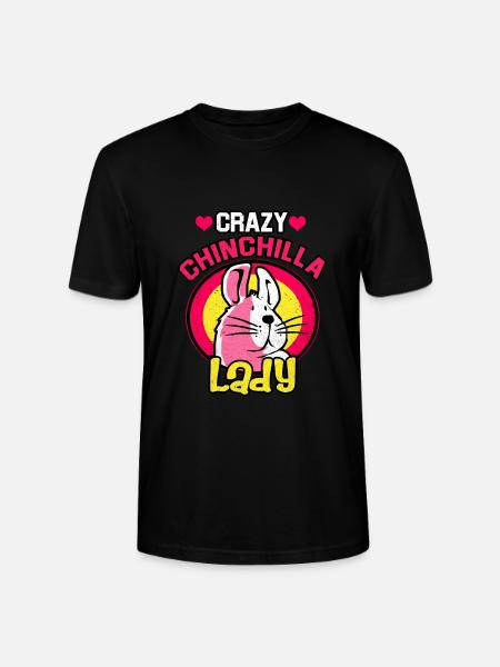 Chinchilla - Stanley/Stella CRAFTER Unisex Organic T-Shirt - black