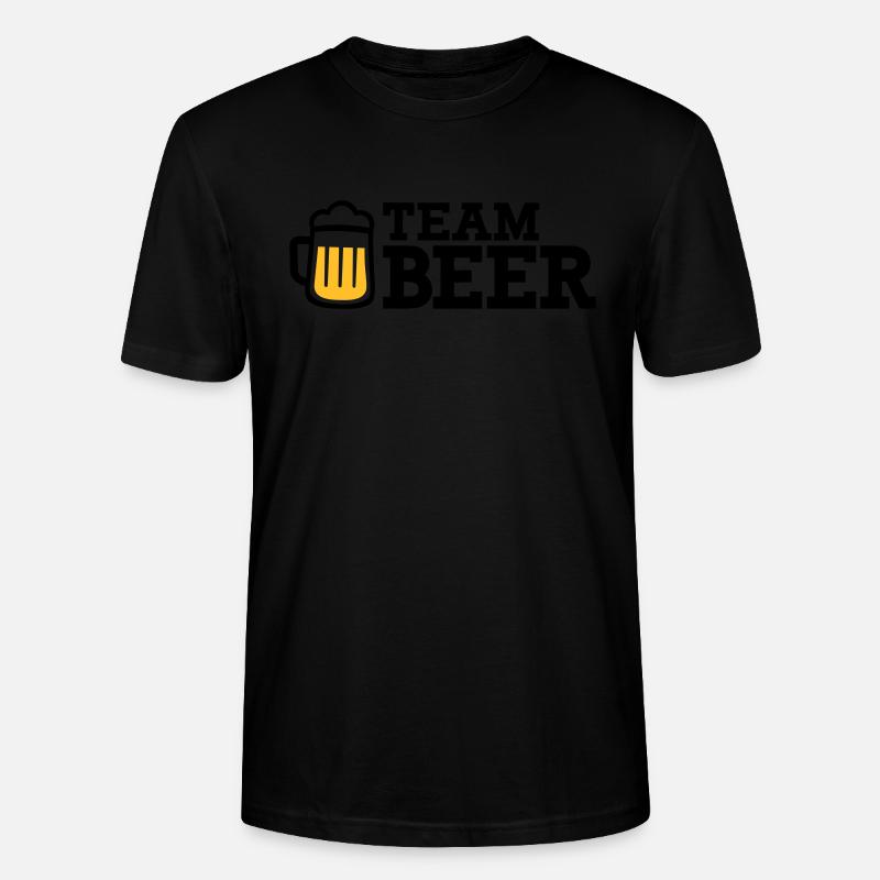 Team Beer - Stanley/Stella CRAFTER Unisex Organic T-Shirt - black