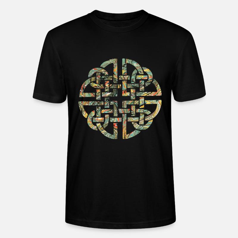 Celtic knot 8 e 200 - Stanley/Stella CRAFTER Unisex Organic T-Shirt - black