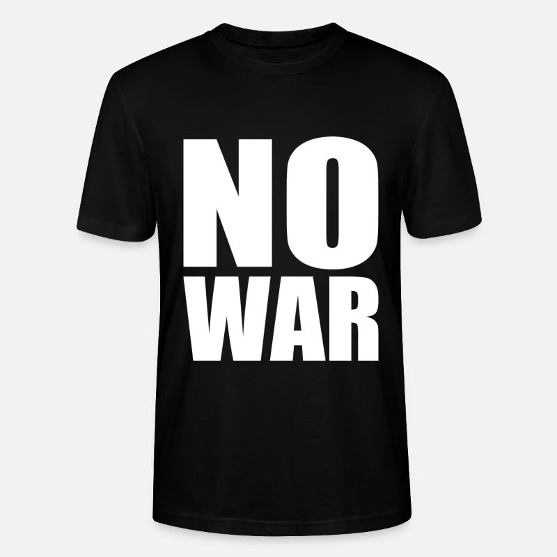 No war - Stanley/Stella Unisex Bio-T-Shirt CRAFTER - Schwarz