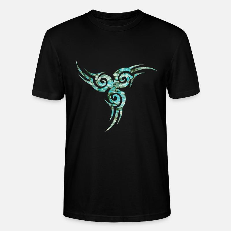 keltisches symbol 17 e 247 - Stanley/Stella Unisex Bio-T-Shirt CRAFTER - Schwarz