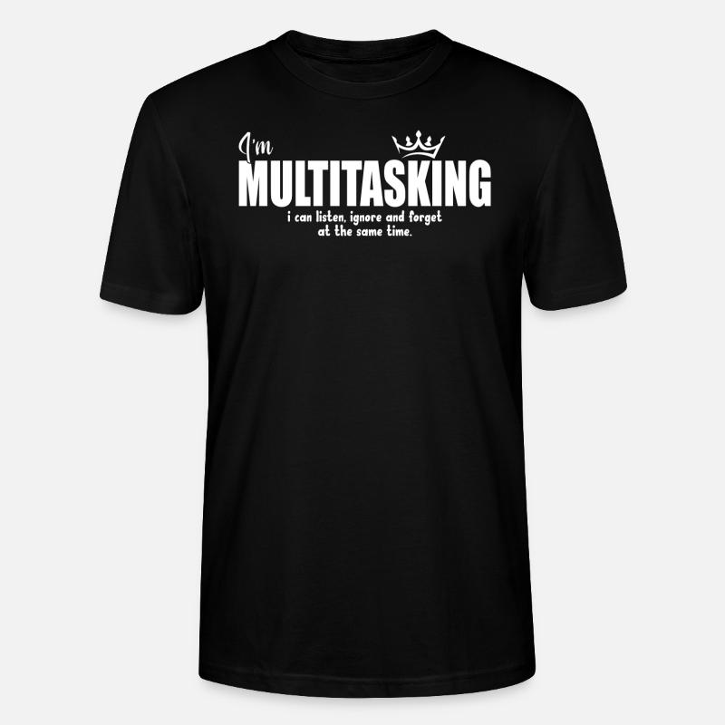 Multitâche - T-shirt bio CRAFTER Stanley Stella Unisexe - noir