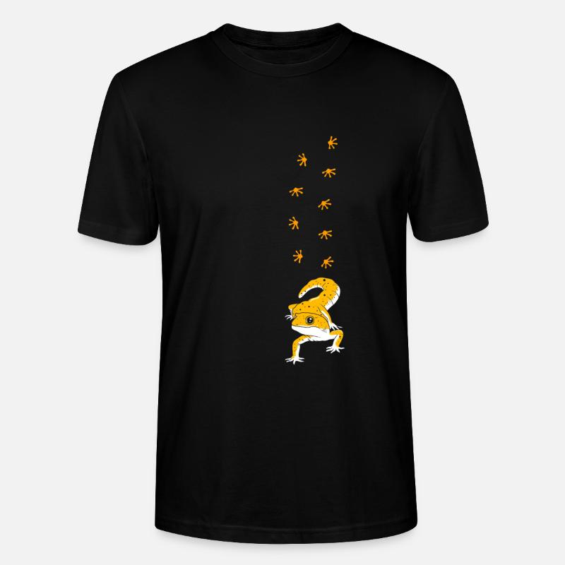 Leopard Gecko - Stanley/Stella Unisex Bio-T-Shirt CRAFTER - Schwarz