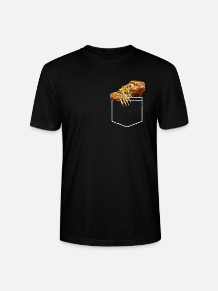 Savannah Monitor Eidechsentasche - Stanley/Stella Unisex Bio-T-Shirt CRAFTER - Schwarz