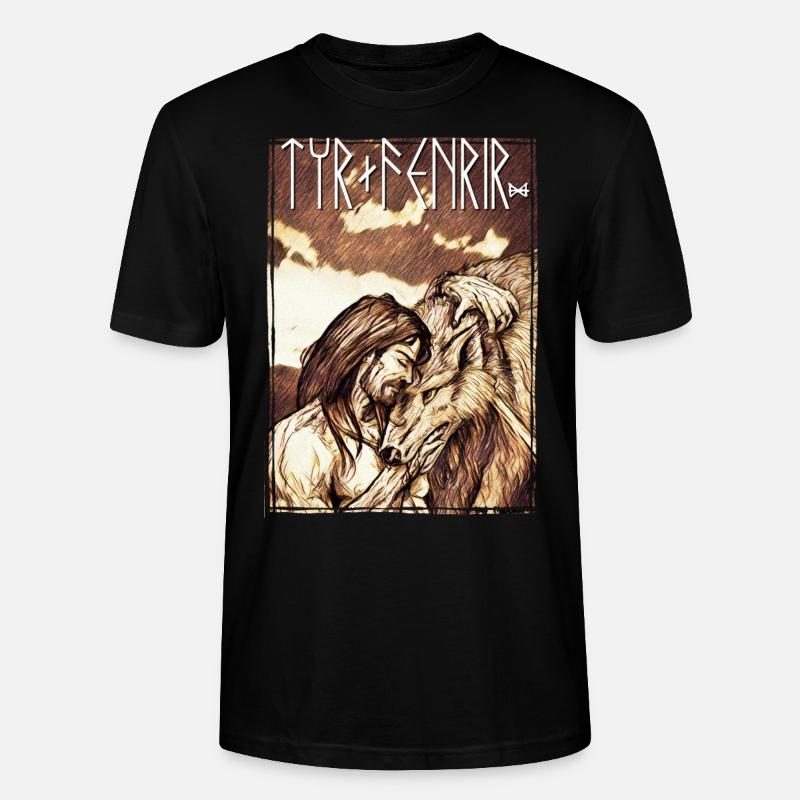 Tyr + Fenrir - T-shirt bio CRAFTER Stanley Stella Unisexe - noir
