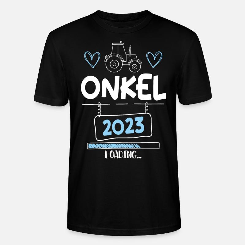 Onkel 2023 Loading - Stanley/Stella Unisex Bio-T-Shirt CRAFTER - Schwarz