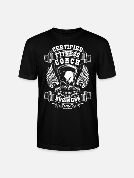 Fitness train athletes - Stanley/Stella CRAFTER Unisex Organic T-Shirt - black
